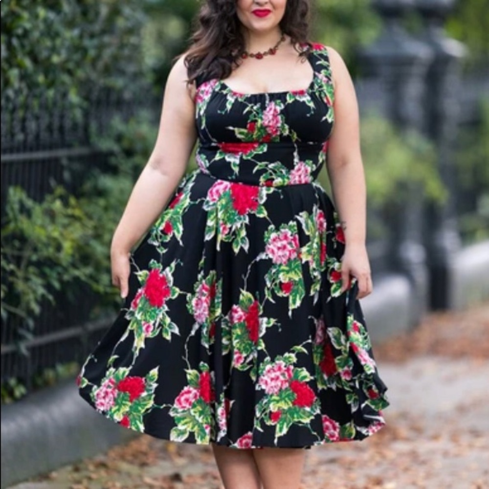 Norma Jean Circle Dress - Garden Party